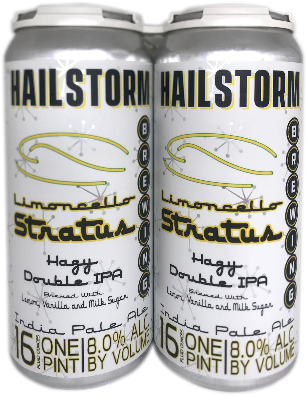 Hailstorm Limoncello Stratus Hazy Double IPA