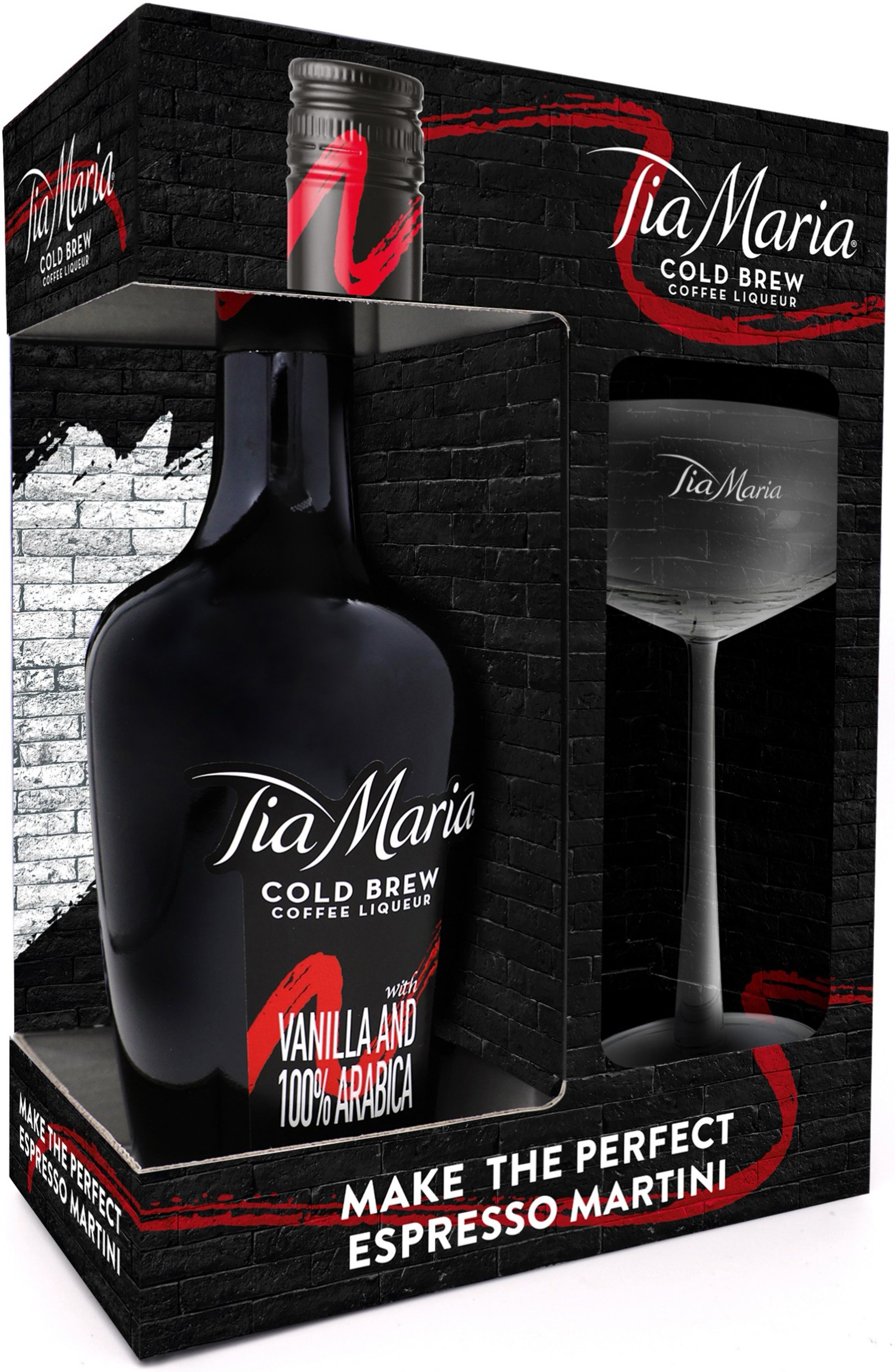 Tia Maria Coffee Liqueur Gift Set with Glasses