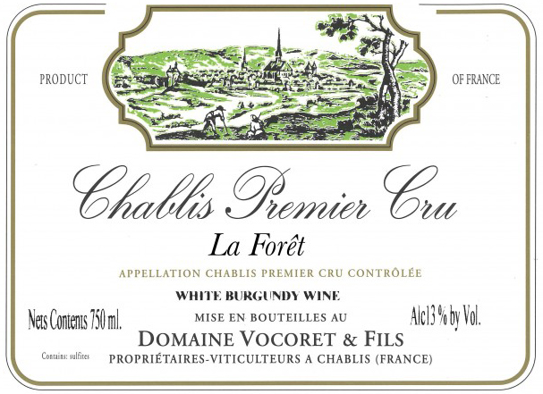 Domaine Vocoret et Fils Chablis Les Forets 2017