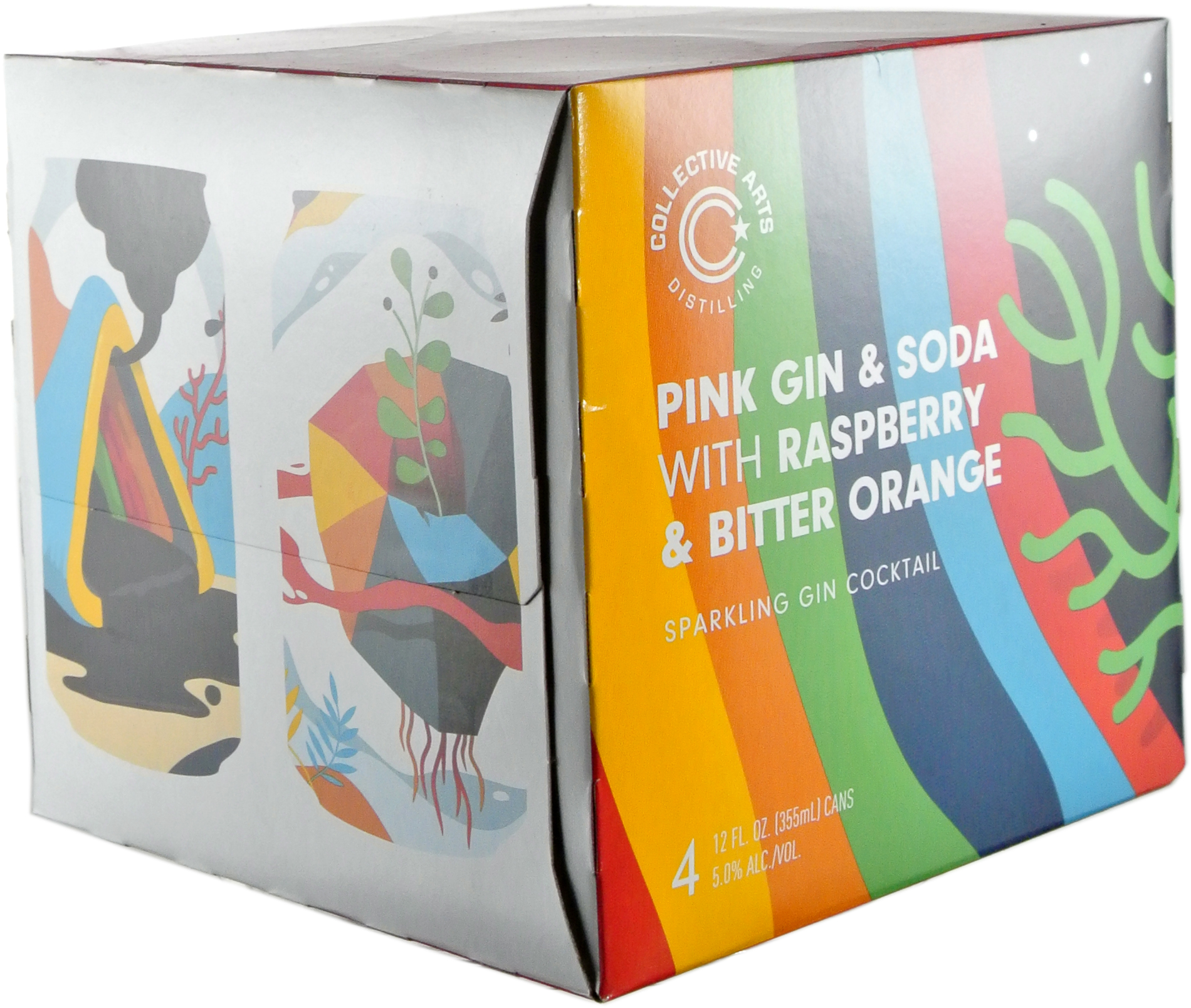 Collective Arts Pink Gin & Soda Raspberry & Bitter Orange