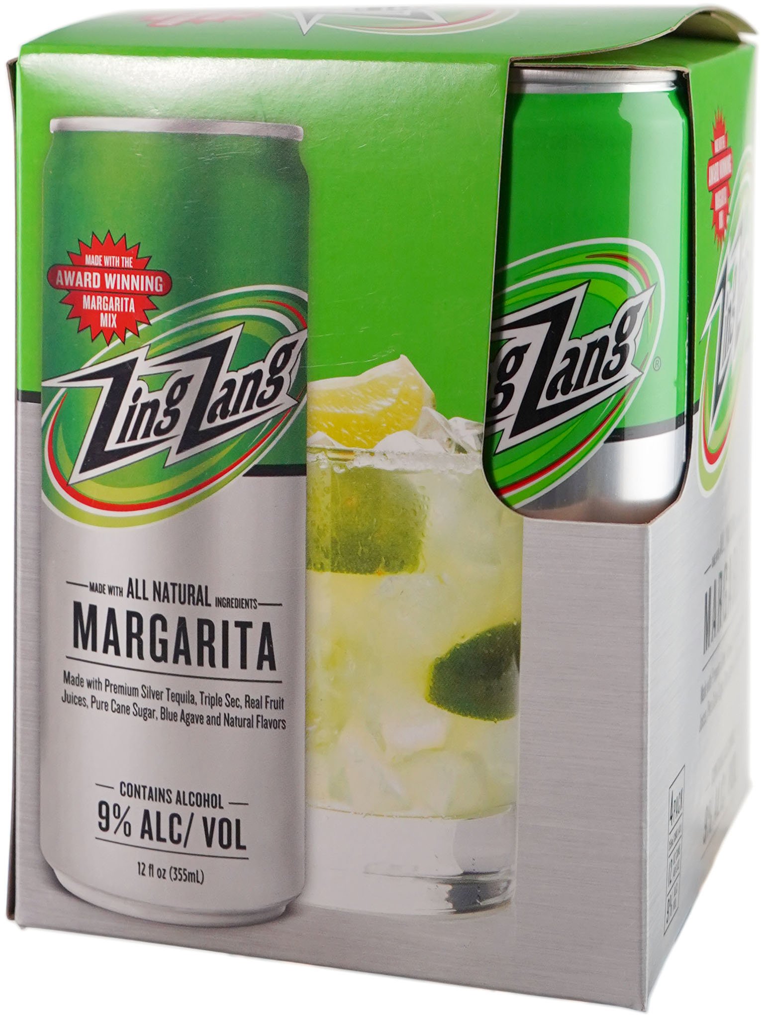 Zing Zang Margarita with Tequila 4 Pack Cans