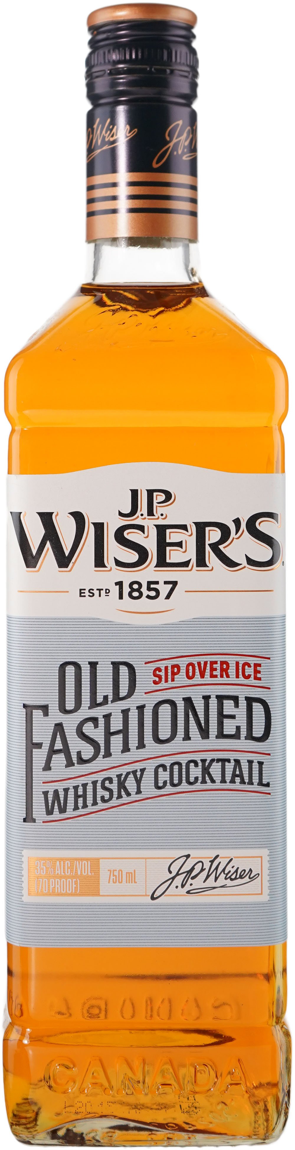 J.P. Wiser's Old Fashioned Whisky Cocktail