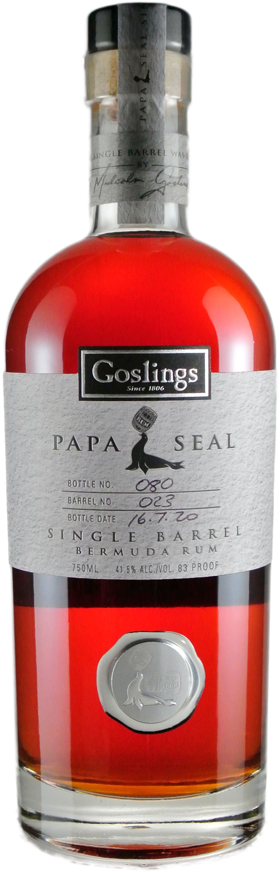 Gosling's Papa Seal Single Barrel Bermuda Rum