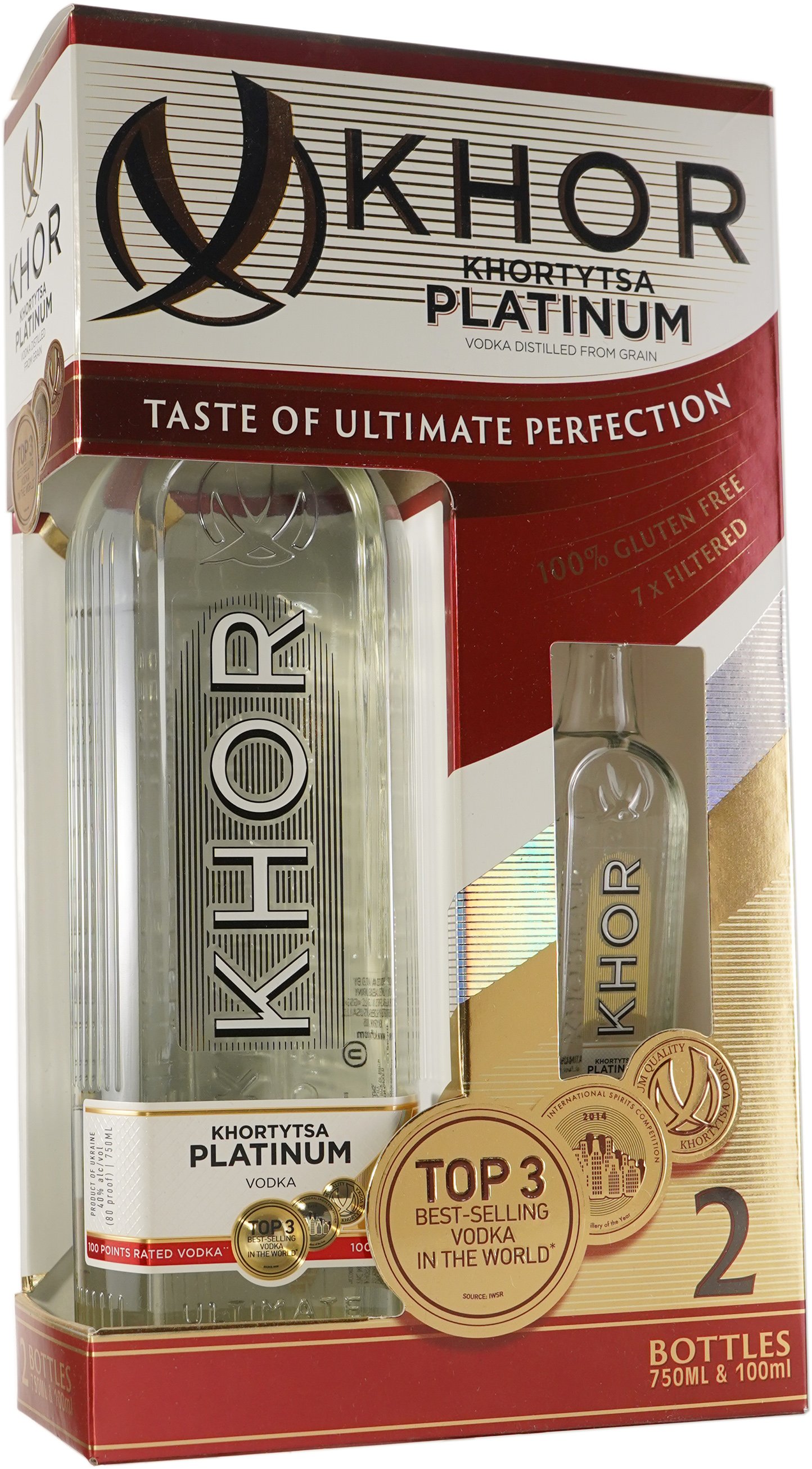 Khortytsa Khor Platinum Vodka Gift Set