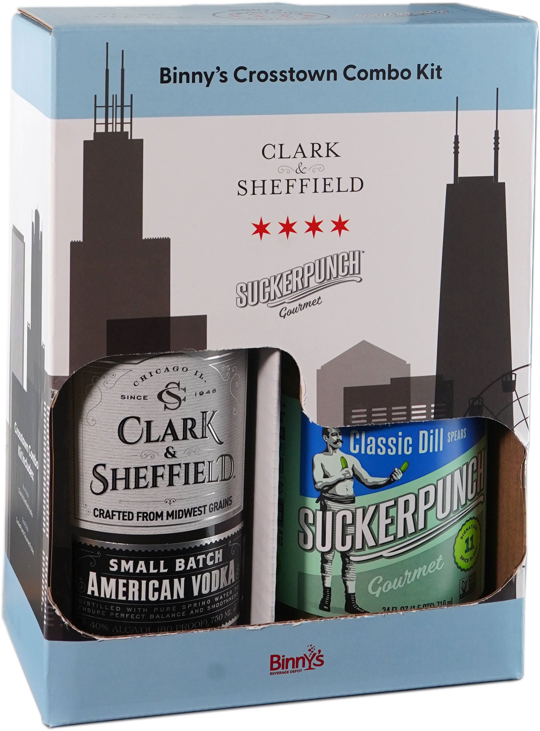 Clark Sheffield Vodka With Sucker Punch Pickles 750 Ml Bottle