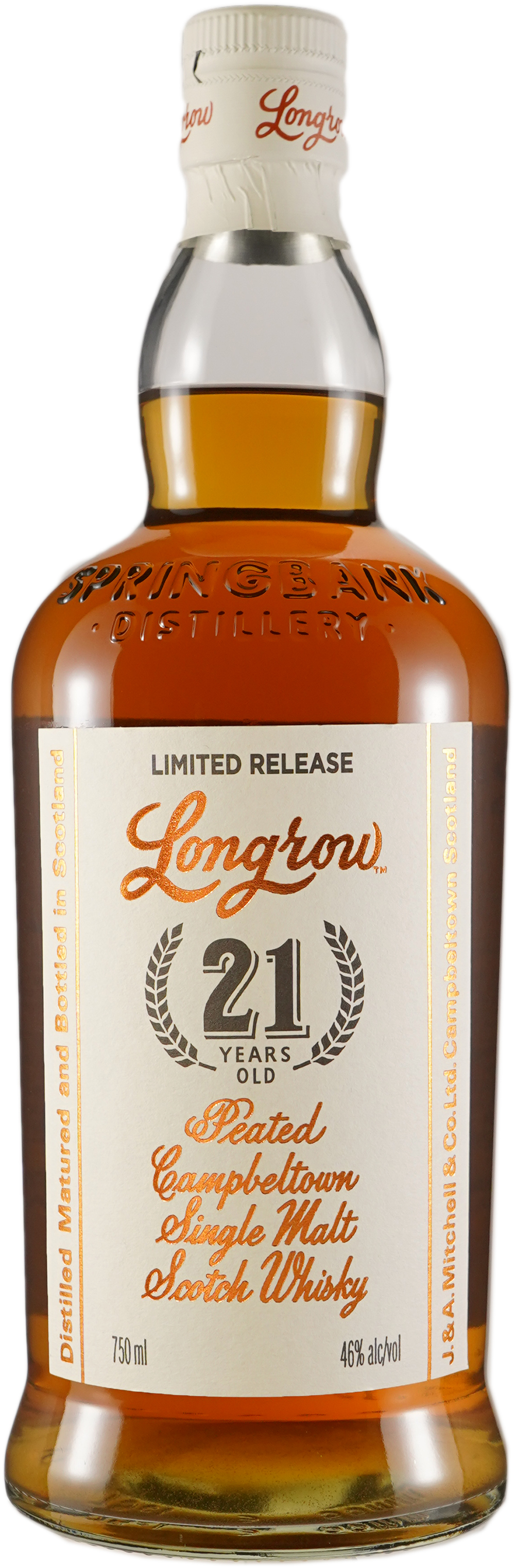 Longrow 21 year old Peated Campbeltown Malt