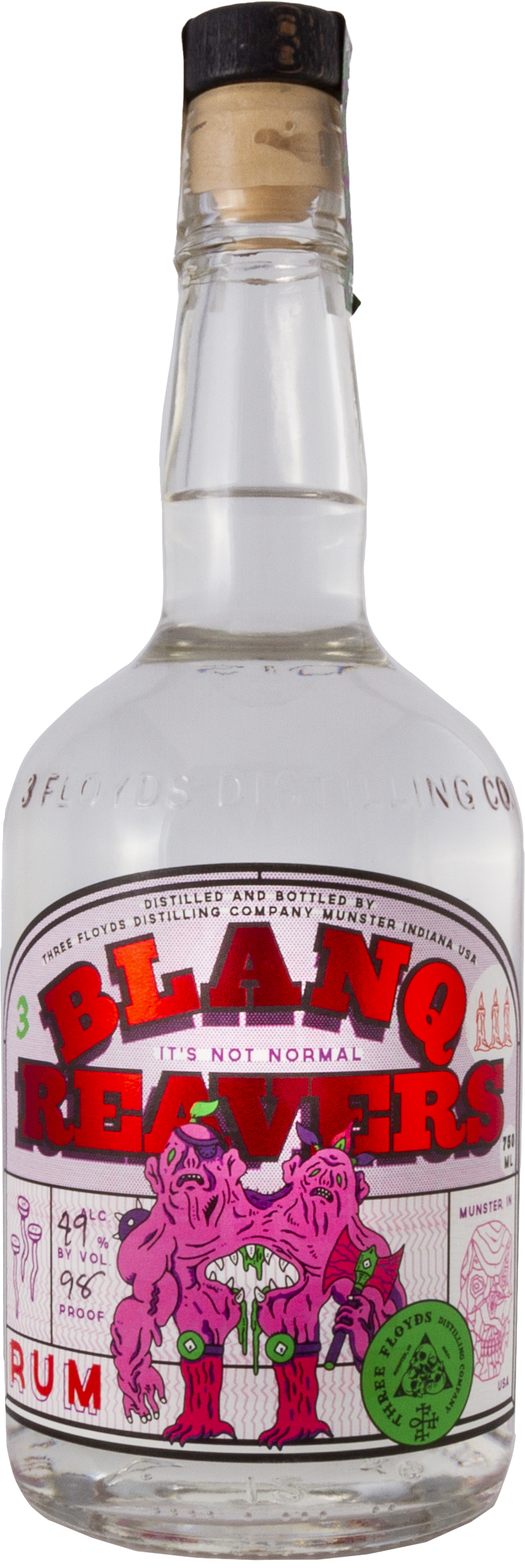 Three Floyds Distilling Blanq Reavers White Rum