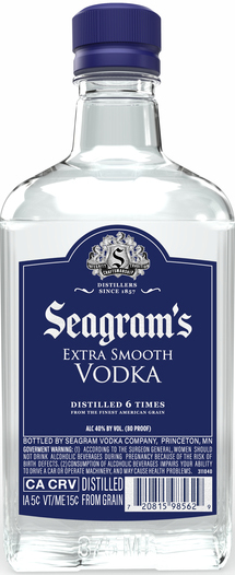 Seagram's Extra Smooth Vodka 375 ml Bottle