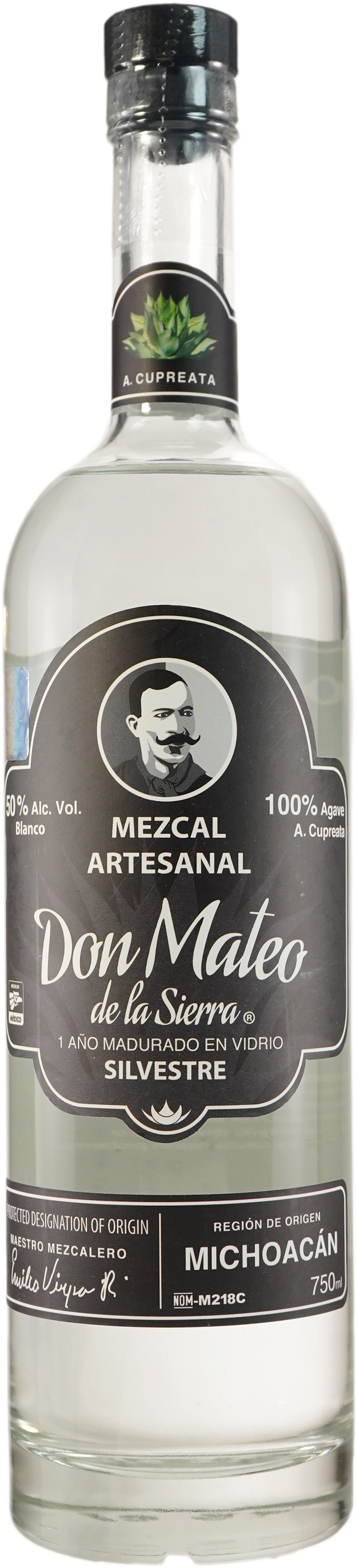 Mezcal Don Mateo de la Sierra Silvestre Joven Mezcal from Michoacan