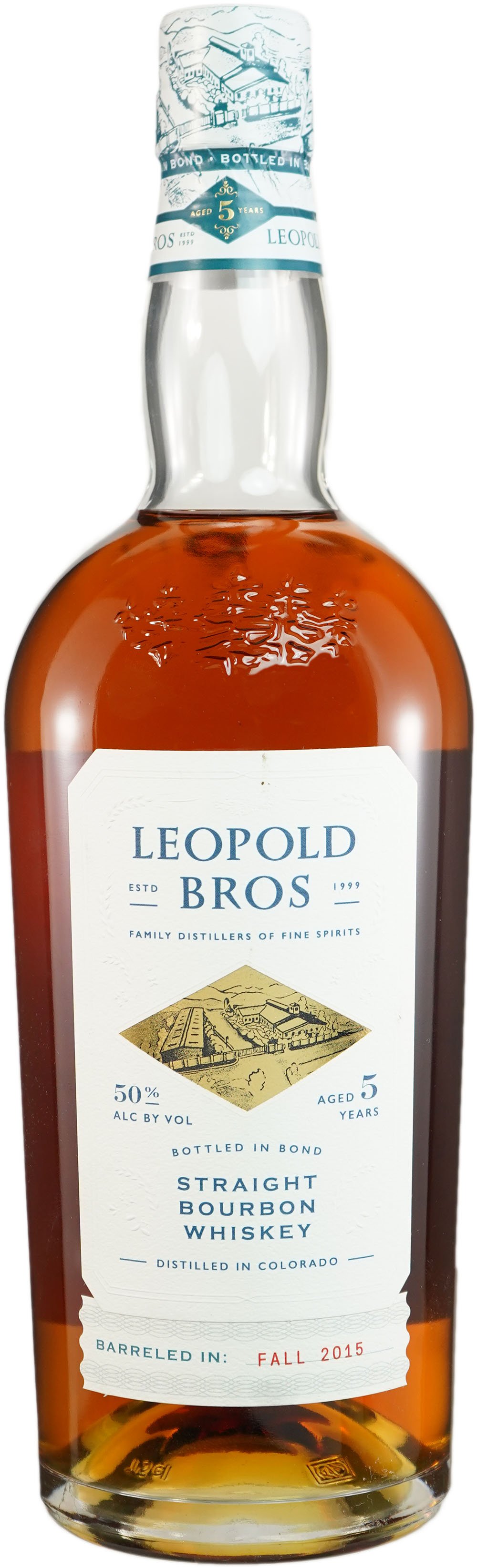 Leopold Bros. Bottled in Bond Straight Bourbon Whiskey aged 5 years