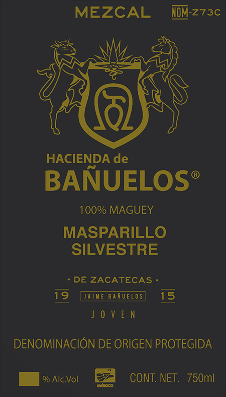 Hacienda de Banuelos Mezcal Joven Masparillo Silvestre