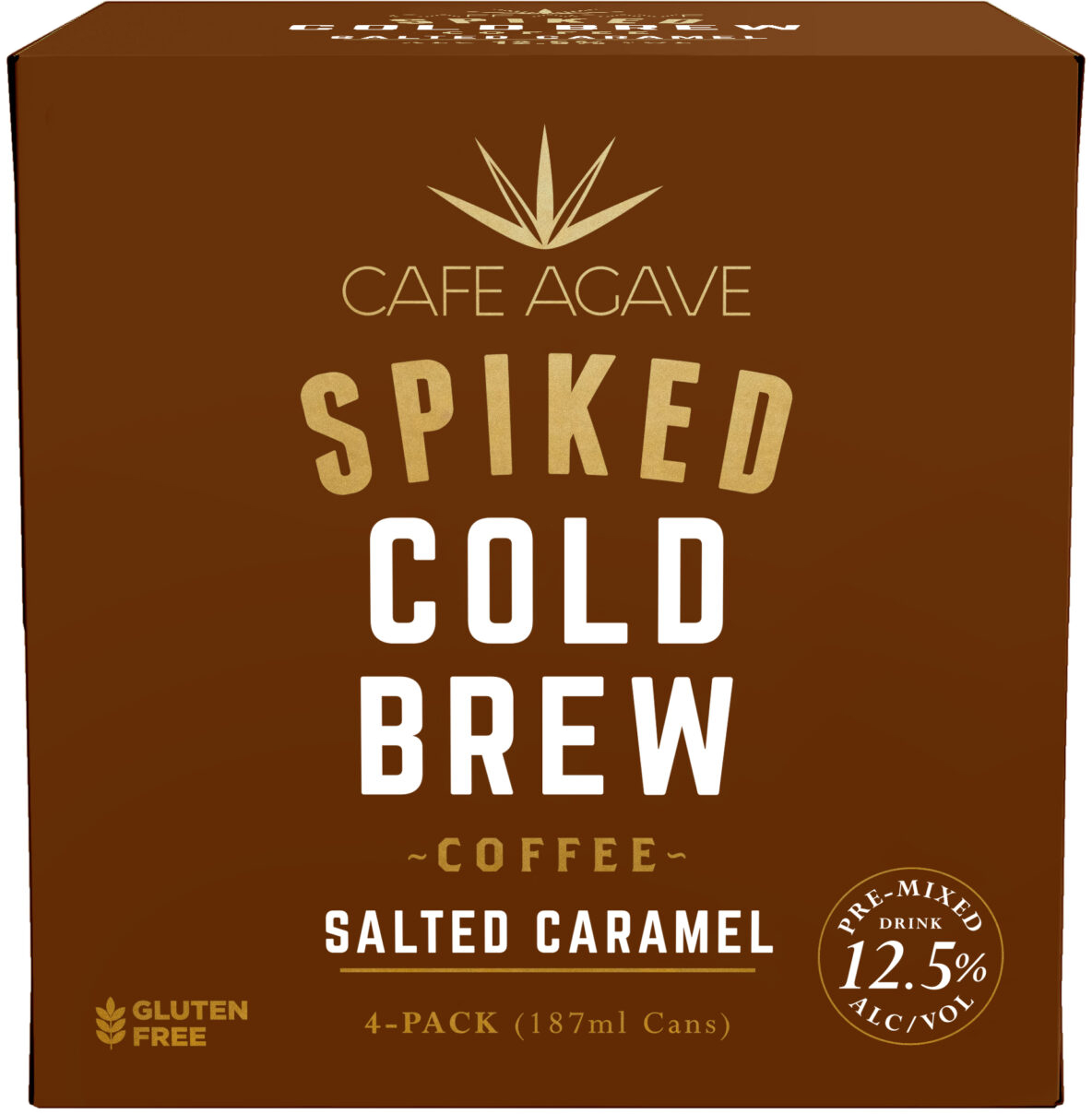 Cafe Agave Salted Caramel Spiked Cold Brew 4 Pack Cans