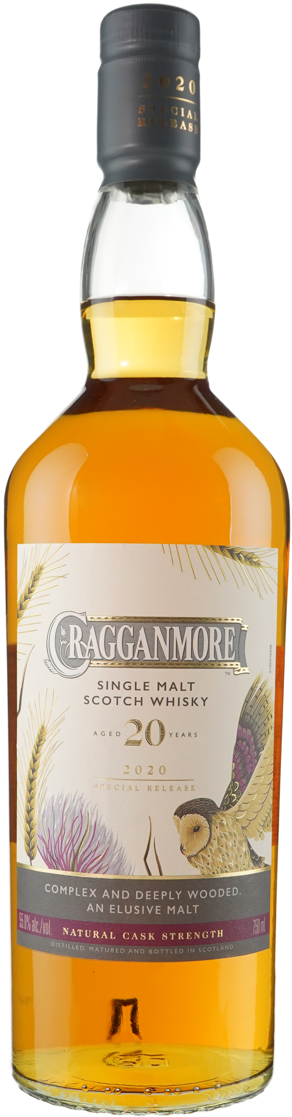 Cragganmore 20 year old Natural Cask Strength Special Release 2020