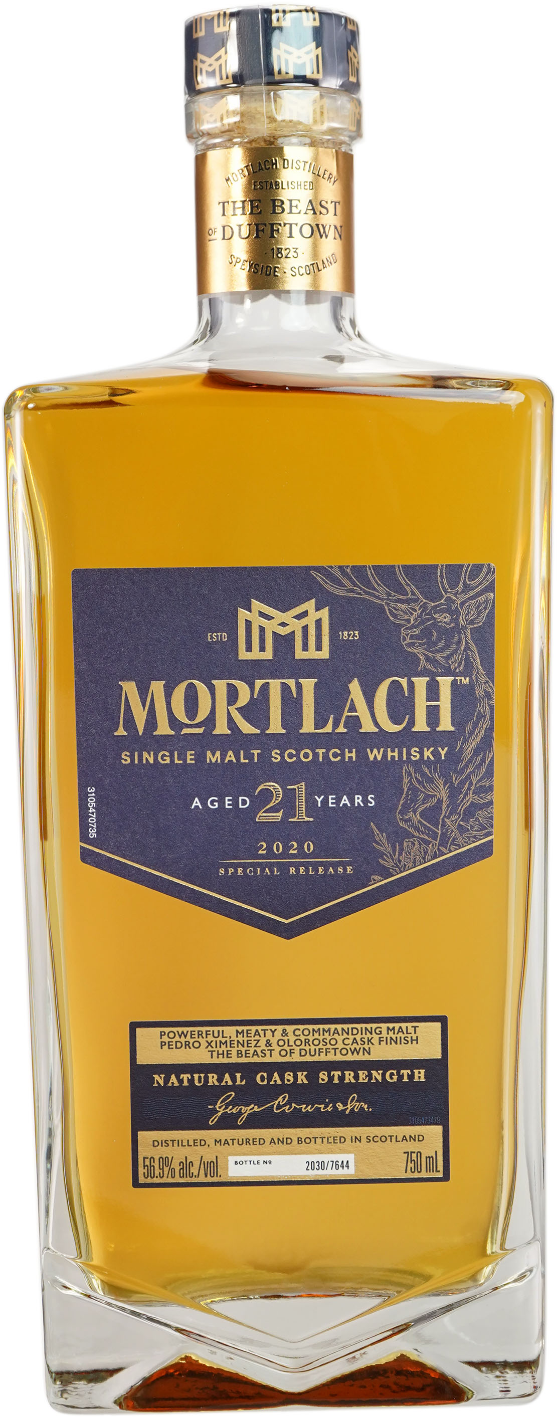 Mortlach 21 year old Natural Cask Strength Special Release 2020