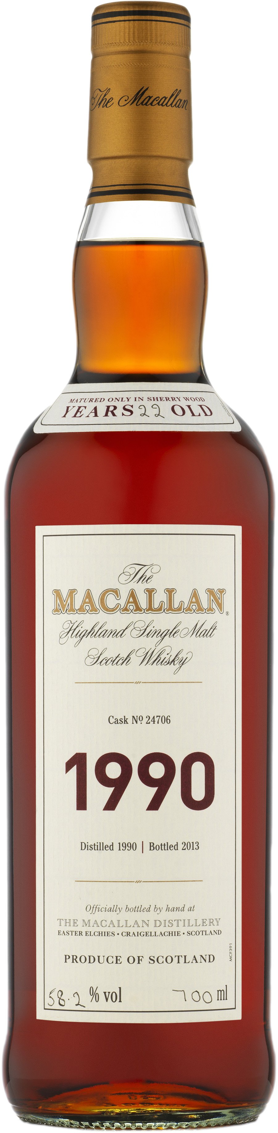 Macallan Fine & Rare Cask # 24706 2020 Release 1990