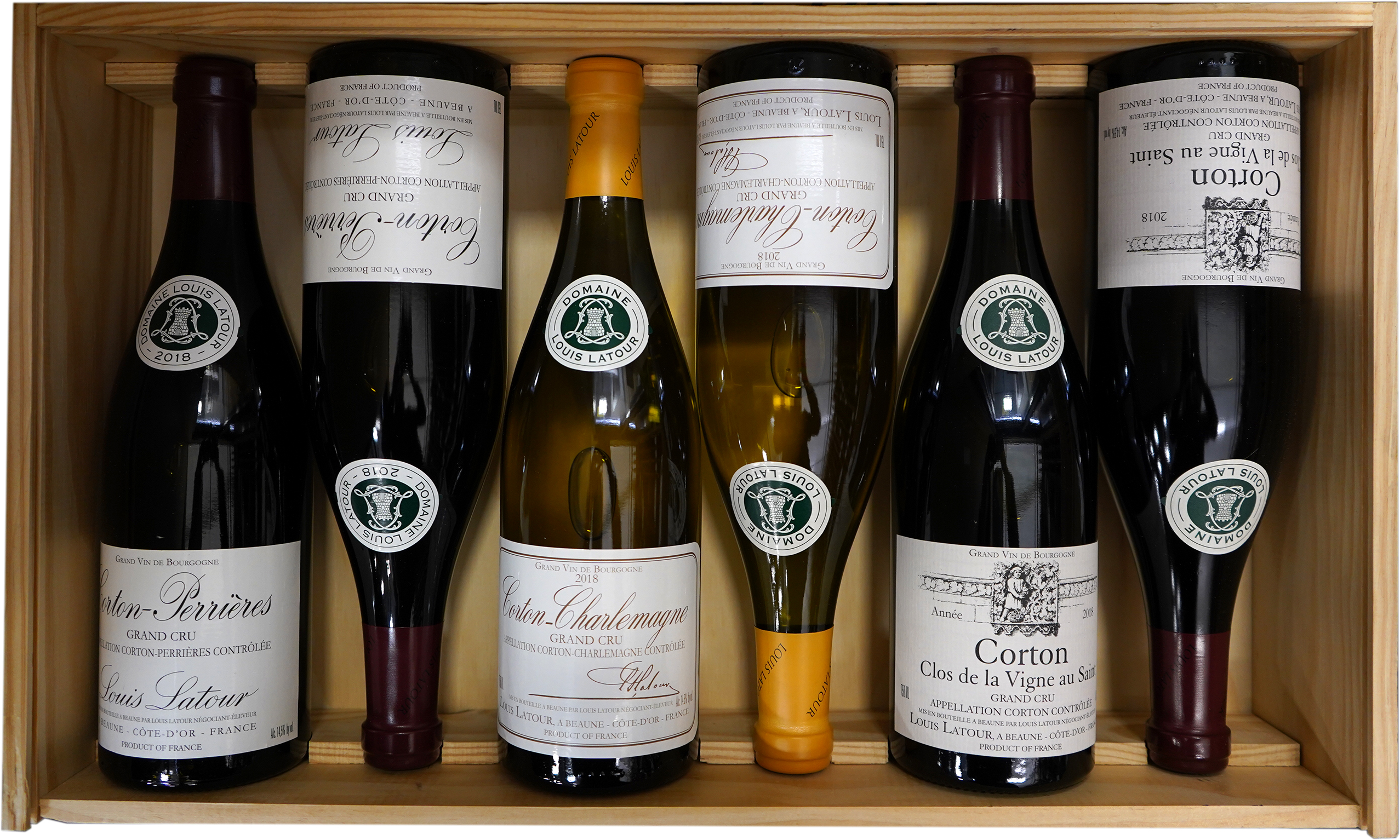 Louis Latour Climats de Corton 6 Bottle Case 2018
