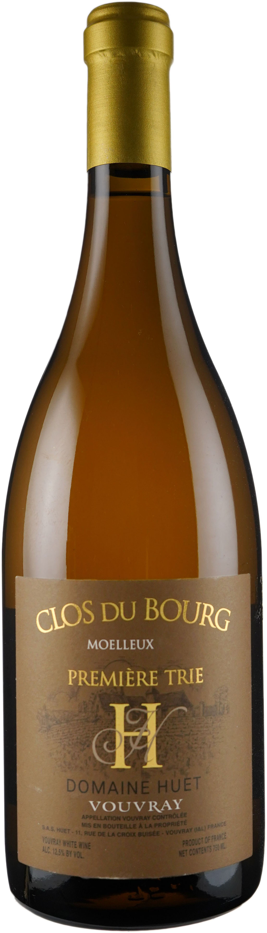 Domaine Huet Vouvray Moelleux 1ere Trie Clos du Bourg 1985