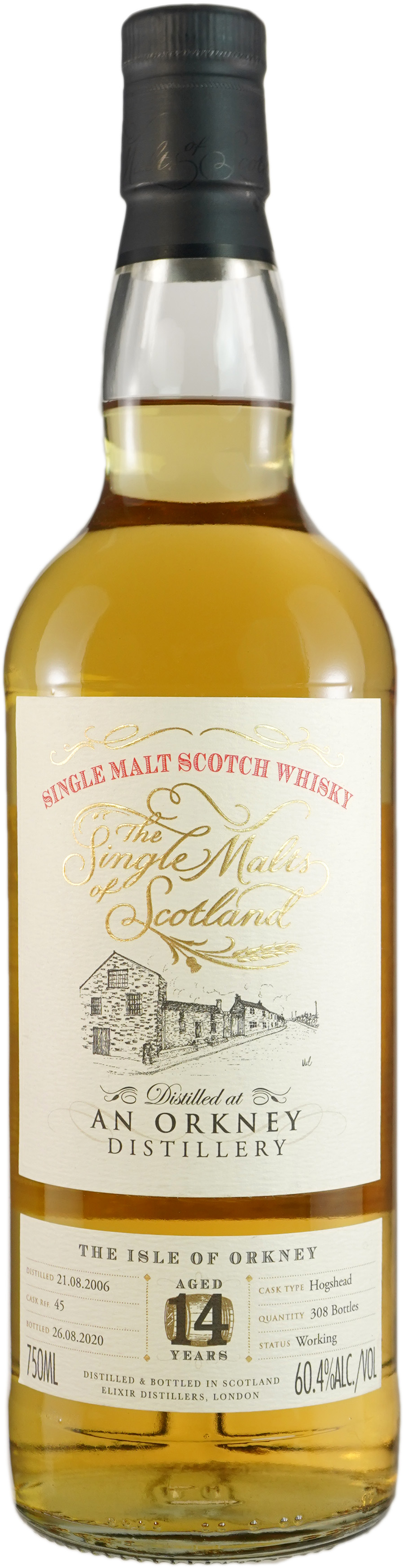 Single Malts of Scotland Orkney Island Malt 14 year old Cask Strength 2006