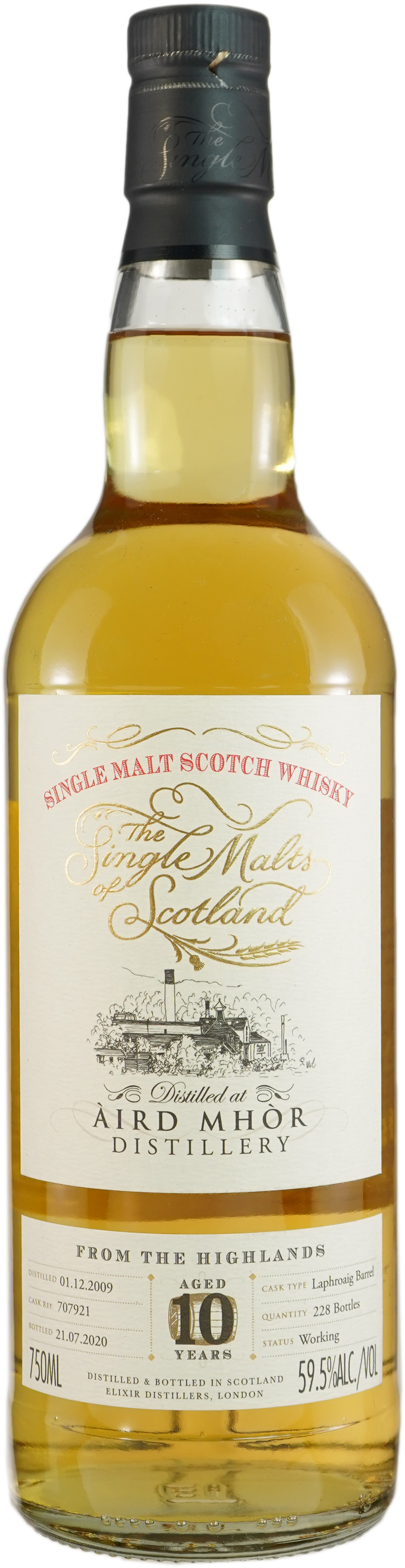 Single Malts of Scotland Aird Mhor 10 year old Cask Strength 2009