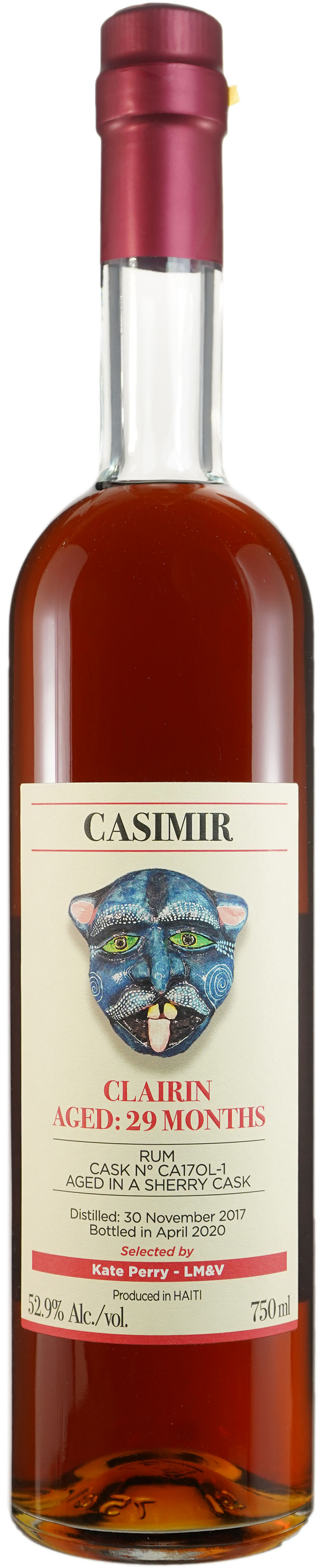 la Maison & Velier Clairin Ansyen Casimir Single Cask # CA170L-1