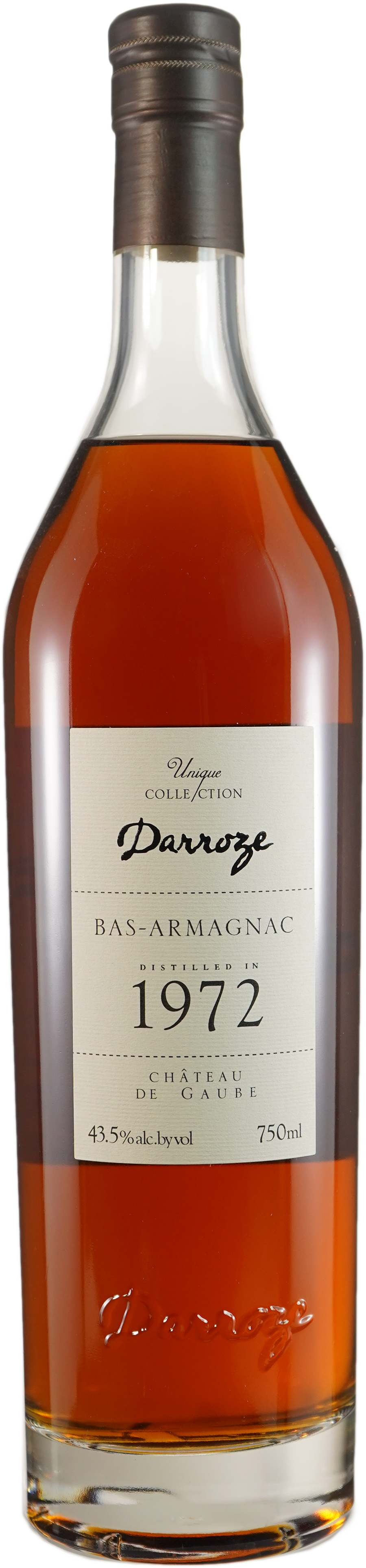 Darroze Chateau de Gaube Vintage Armagnac 1972
