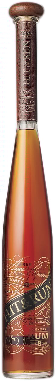 Hit and Run 8yr Dominican Rum Baseball Bat