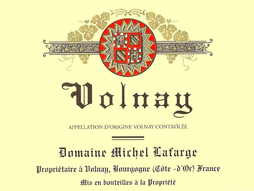 Michel Lafarge Volnay Vengades Selectionees 2018