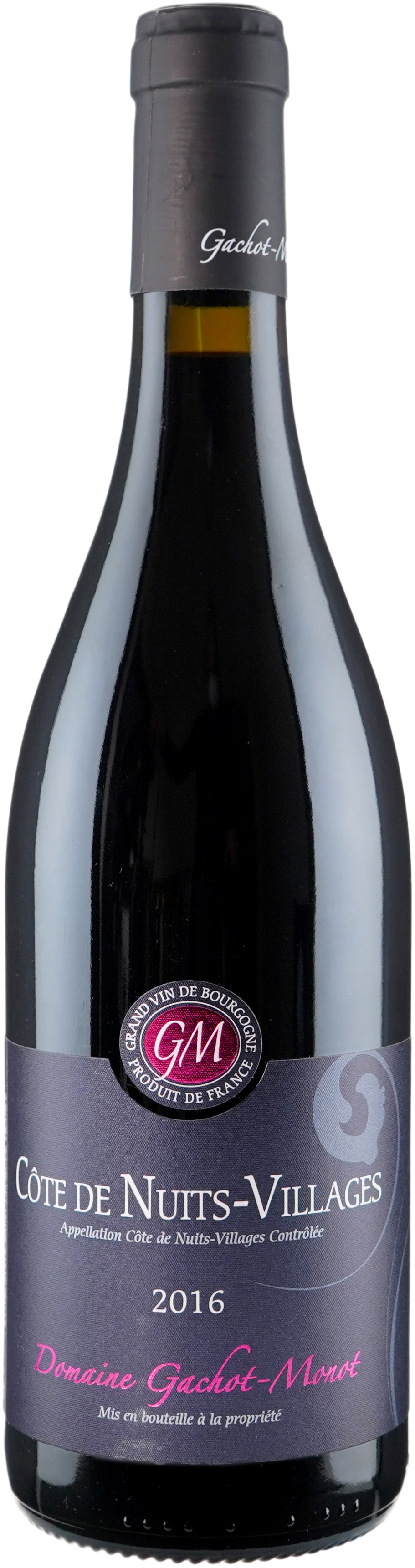 Domaine Gachot Monot Cotes de Nuits Villages 2016