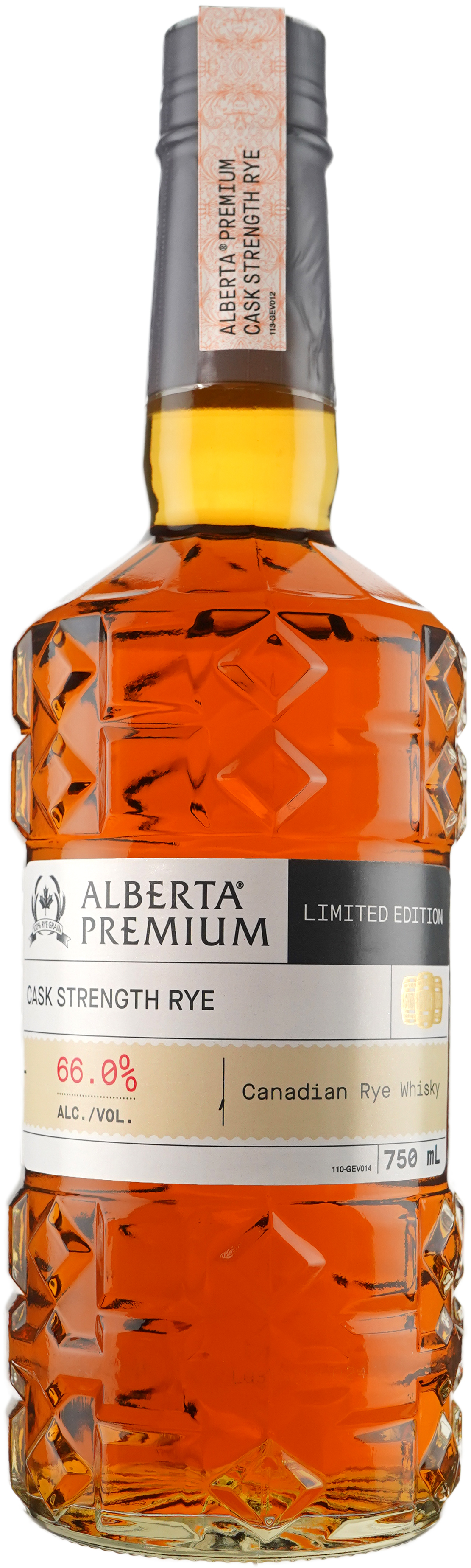 Alberta Premium Cask Strength Rye Whisky | 750 ml Bottle