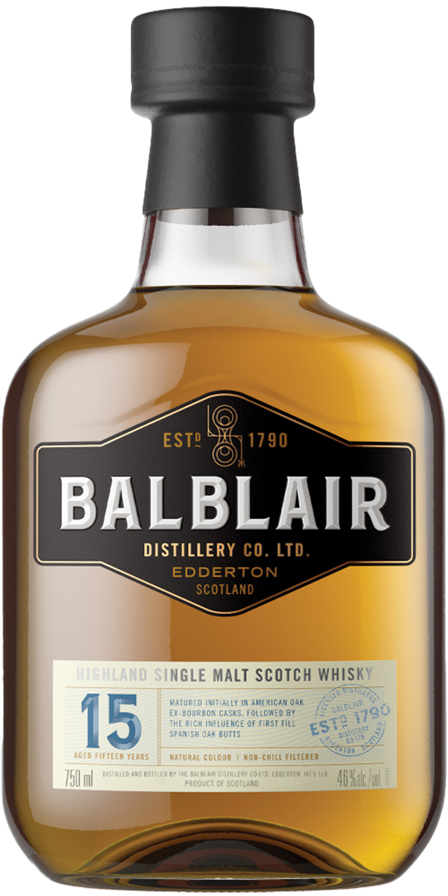 Balblair 15 year old Highland Malt | 750 ml Bottle