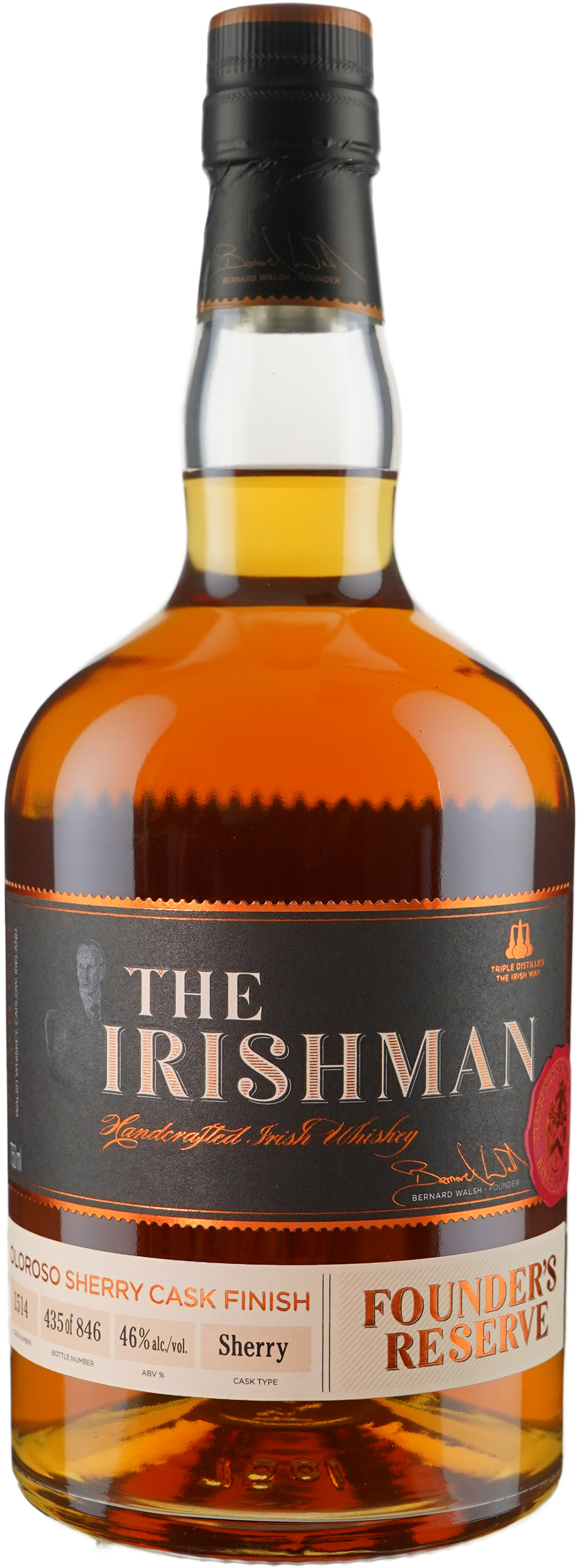 The Irishman Oloroso Sherry Cask Founder's Reserve