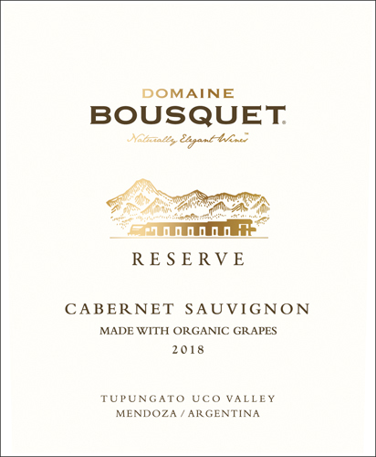 Domaine Jean Bousquet Cabernet Sauvignon Tupungato Reserve 2018