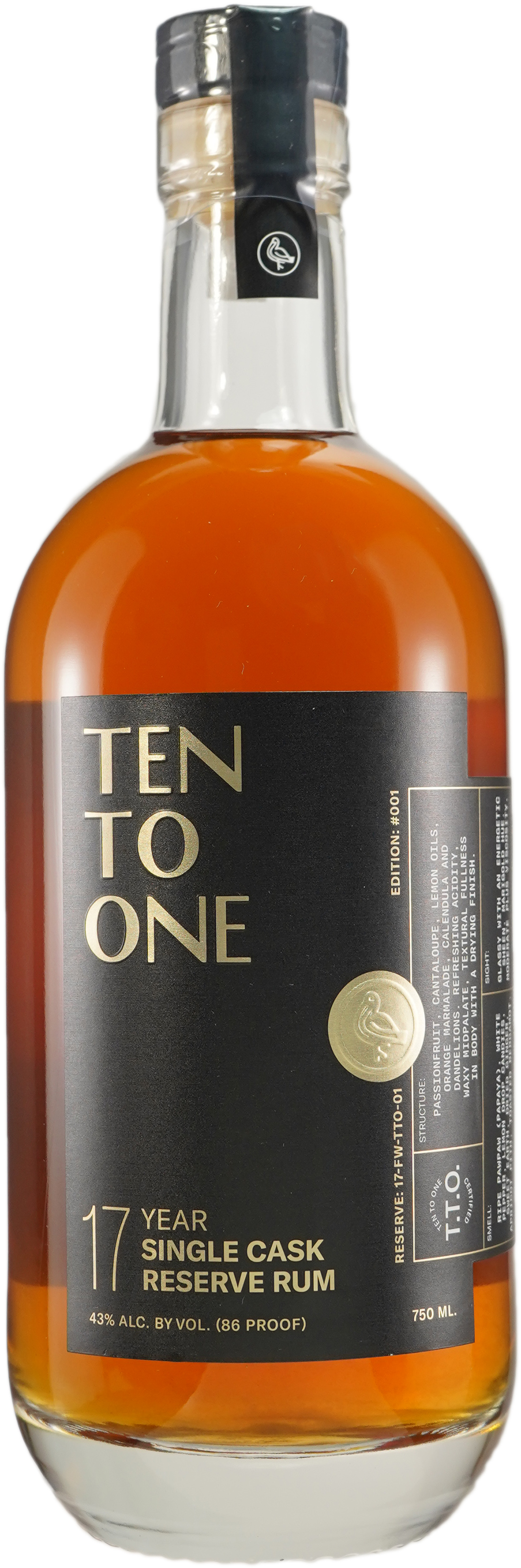 Ten to One 17 year old Caribbean Reserve Rum