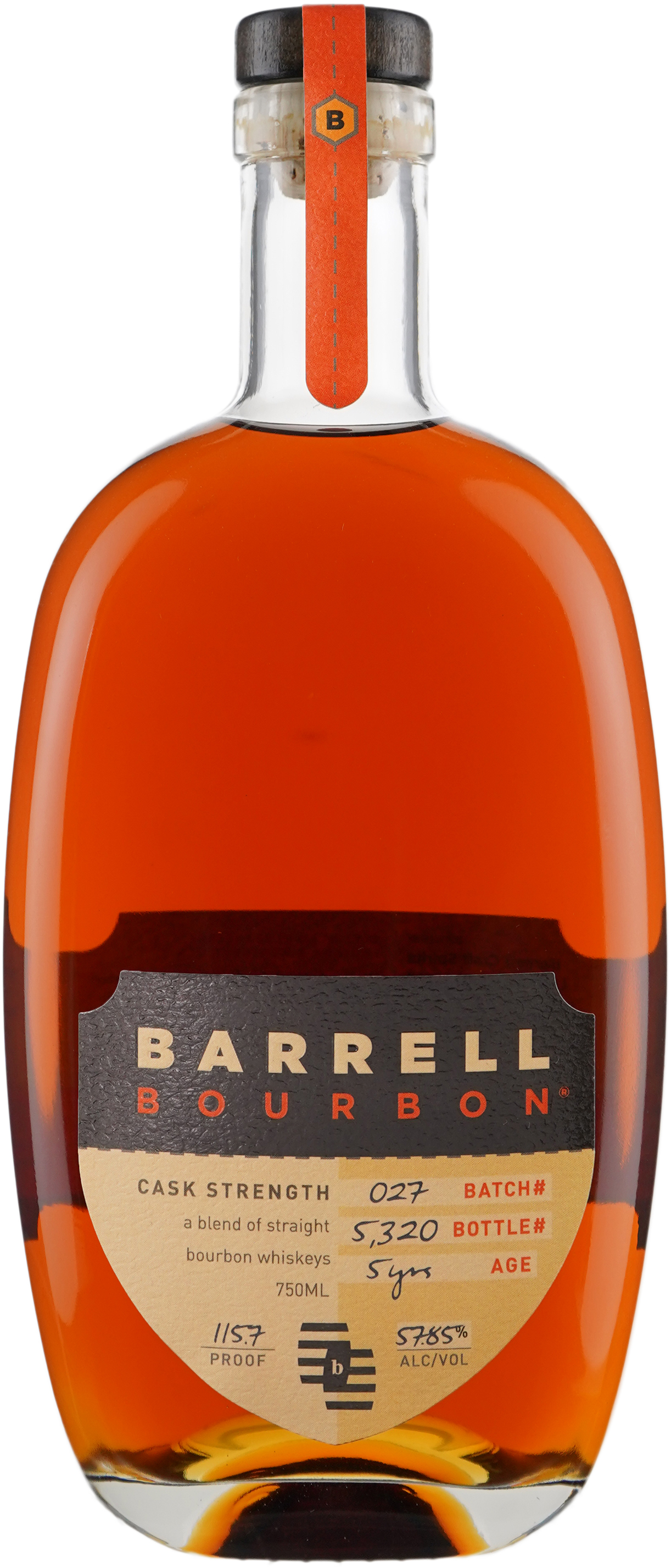 Barrell Bourbon Batch 027 Aged 5-15 years in TN, KY, and IN