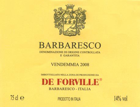 De Forville Barbaresco 2017