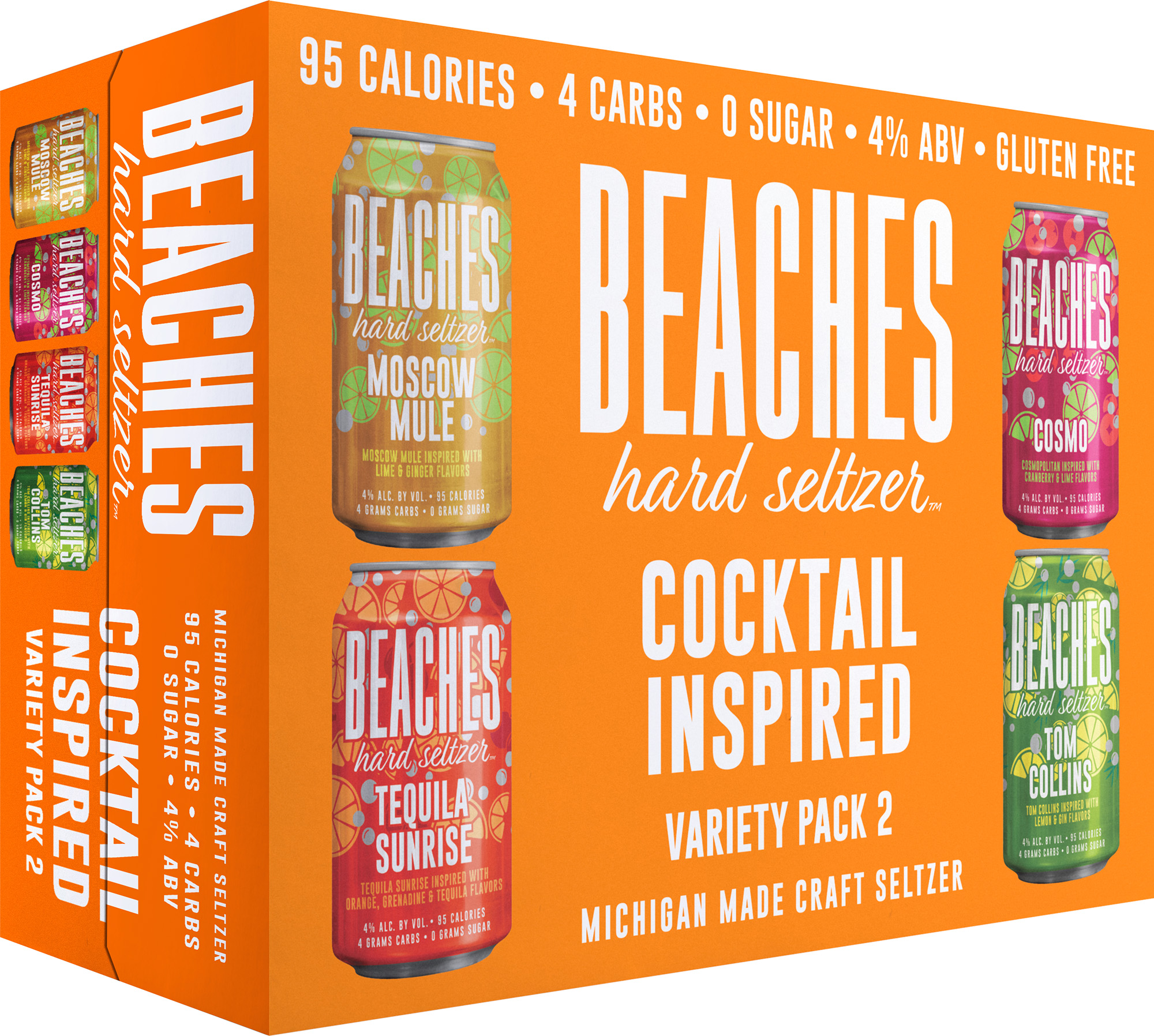 Beaches Hard Seltzer Cocktail Inspired Variety Pack 2