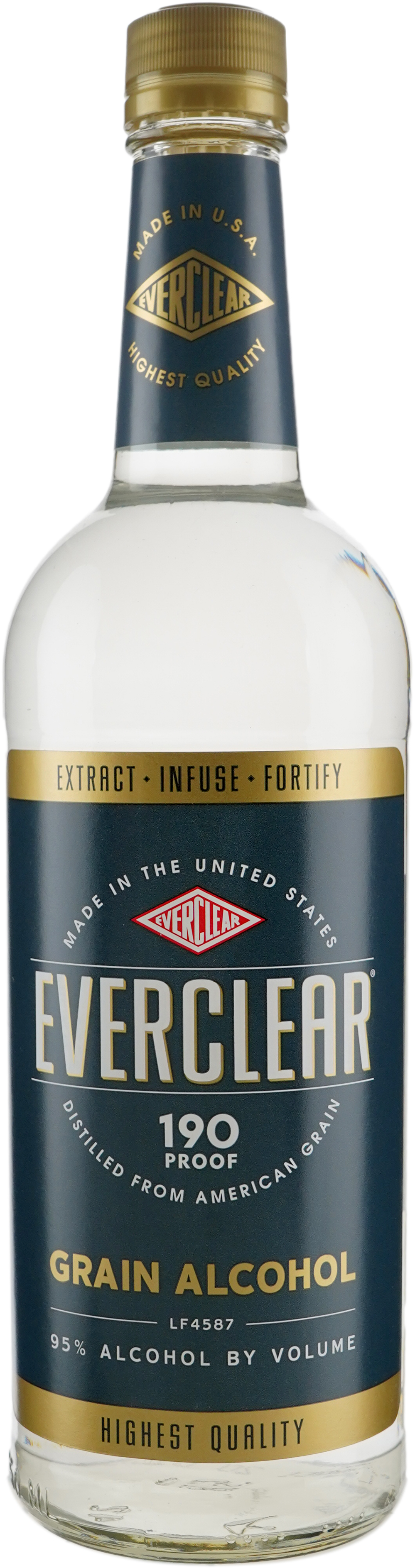 Everclear 190 Proof Grain Alcohol 750 ml Bottle Everclear 190 Proof Grain Alcohol 750 ml Bottle