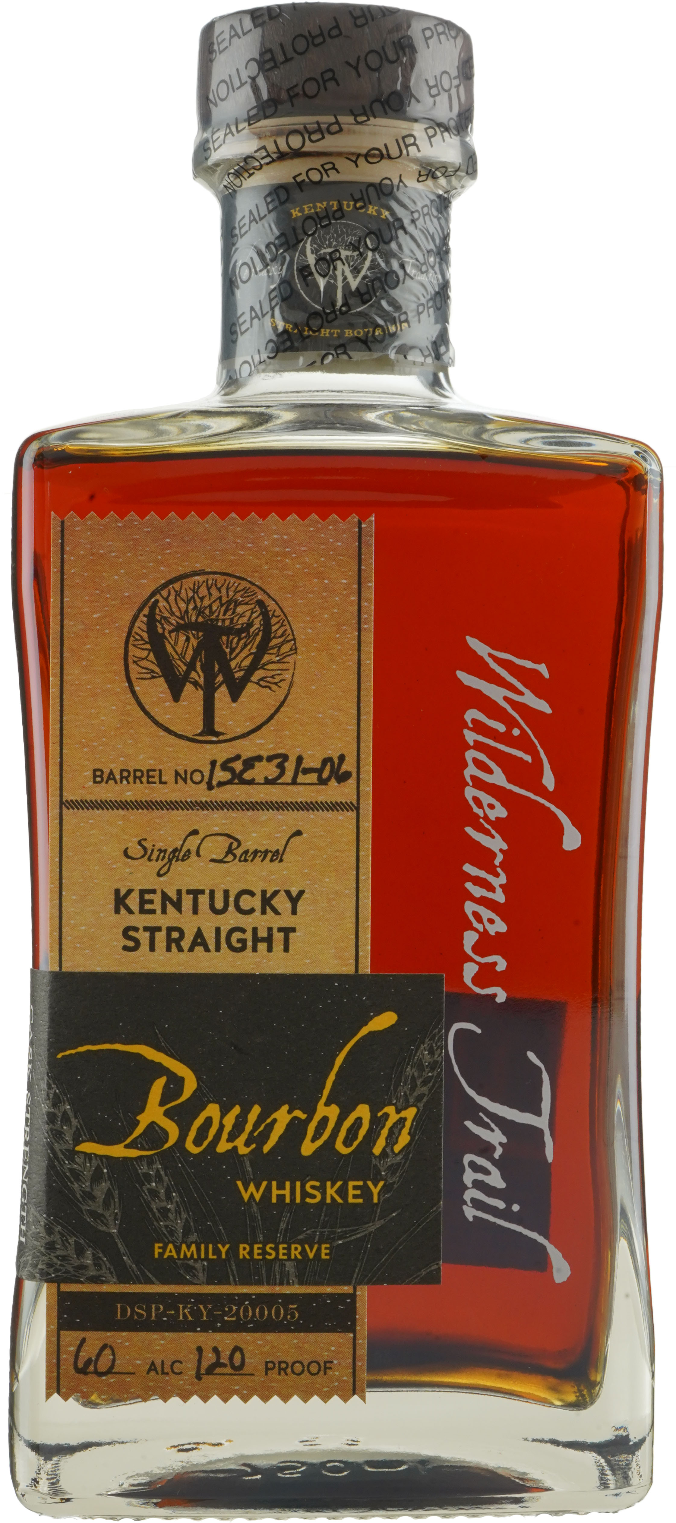 Wilderness Trail High Rye Bourbon Single Barrel # 15E31-6 Binny's Handpicked