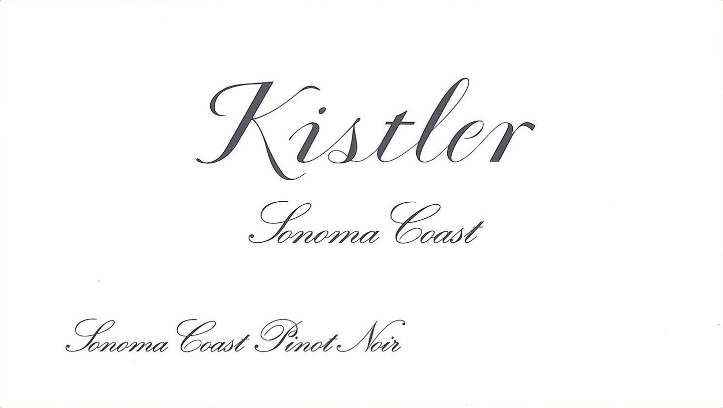 Kistler Pinot Noir Sonoma Coast 2018