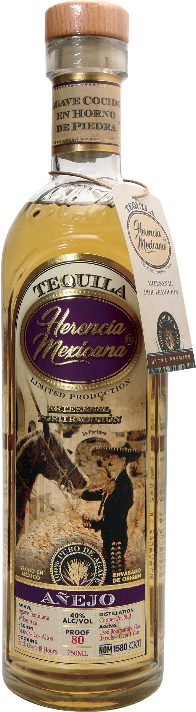 Herencia Mexicana Anejo Tequila 750 ml Bottle