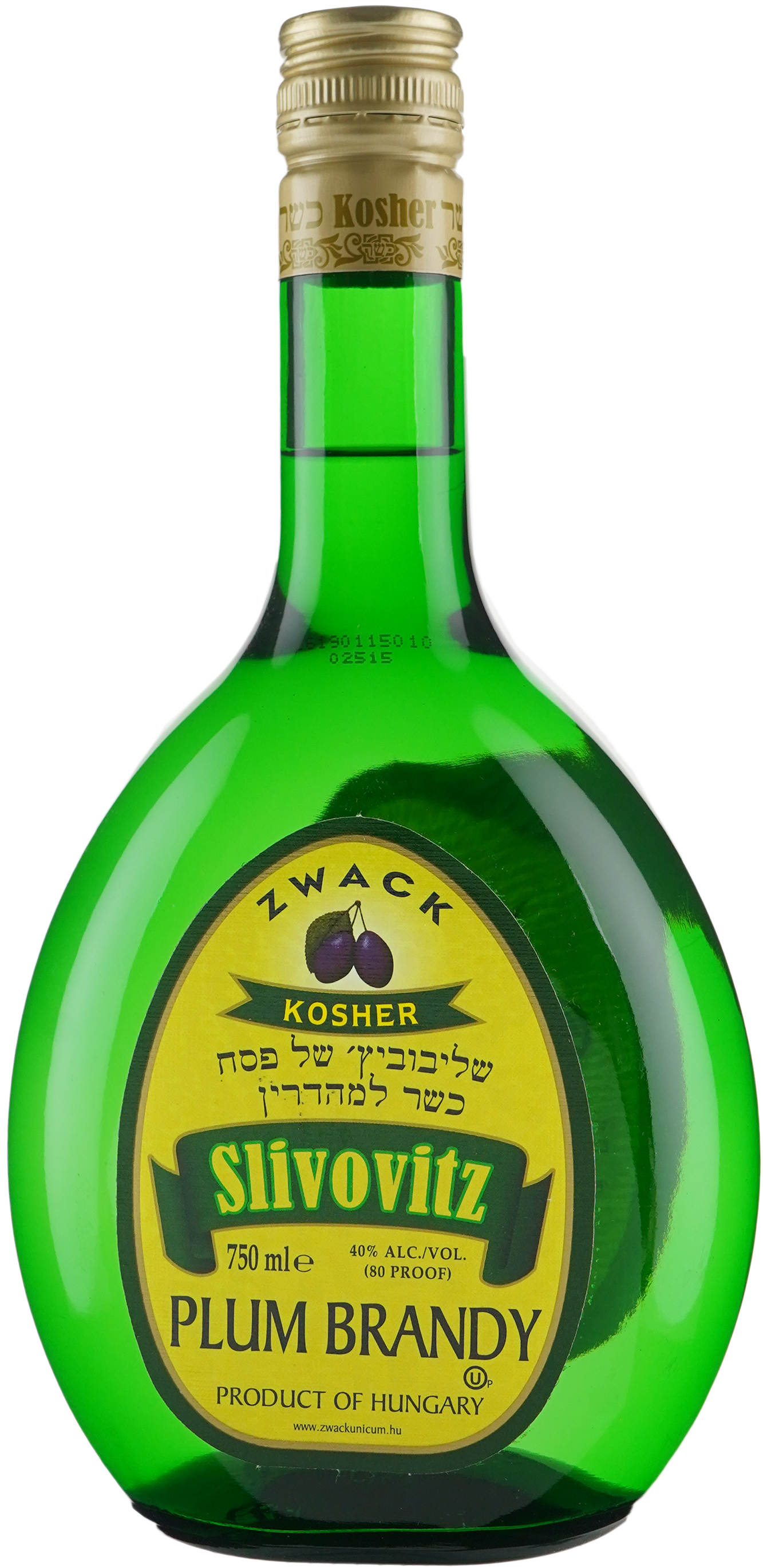 Hungarian Slivovitz Kosher for Passover