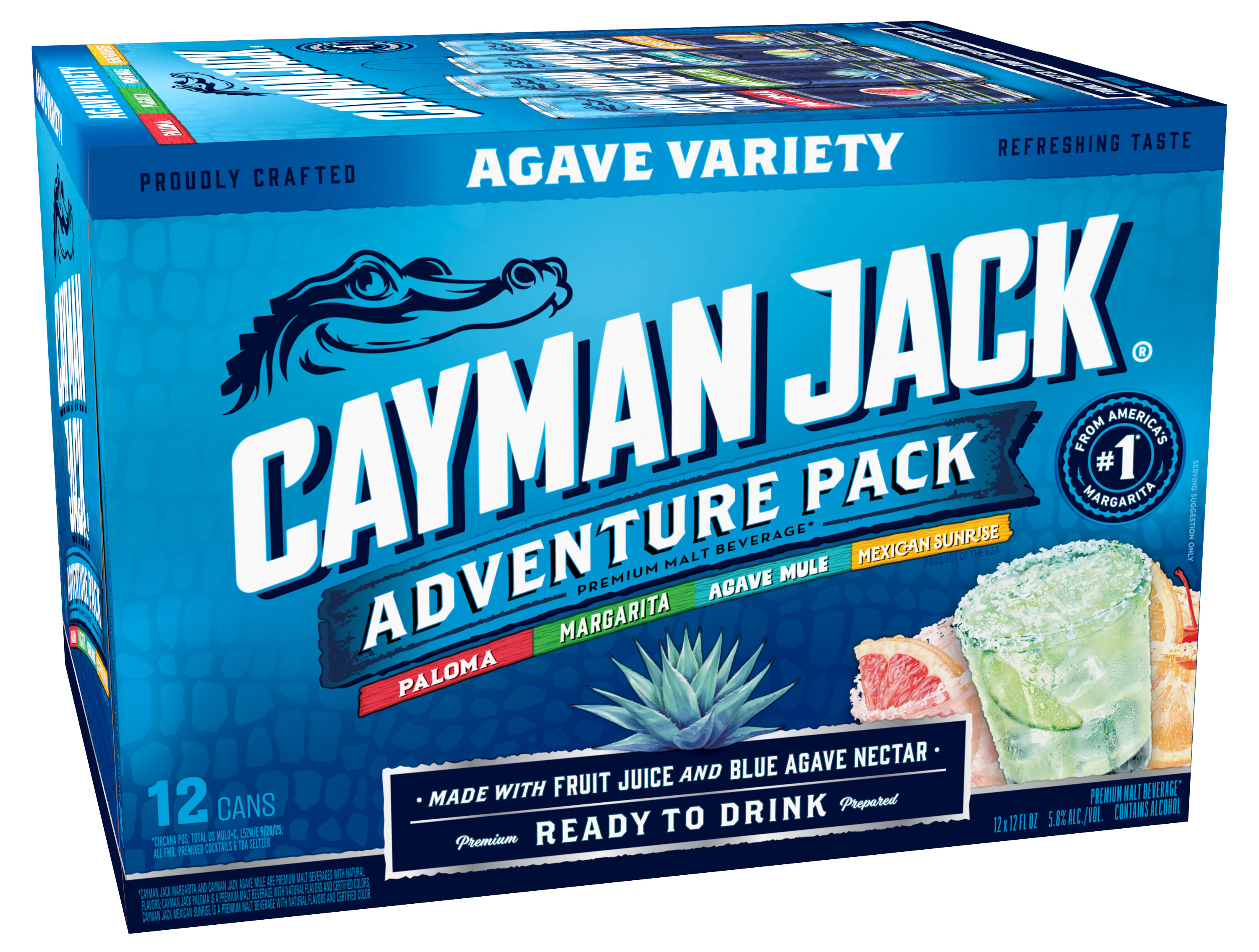 Cayman Jack Adventure Variety Pack | 12 pack of 12 oz Can