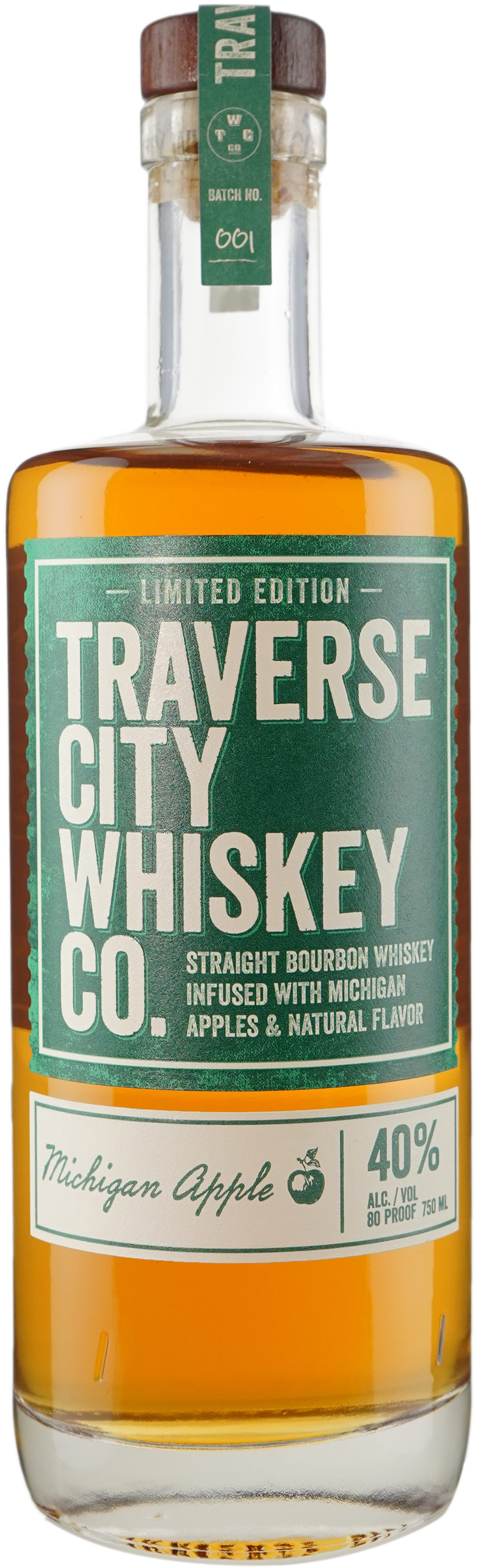 Traverse City Whiskey Co. Apple Flavored Whiskey