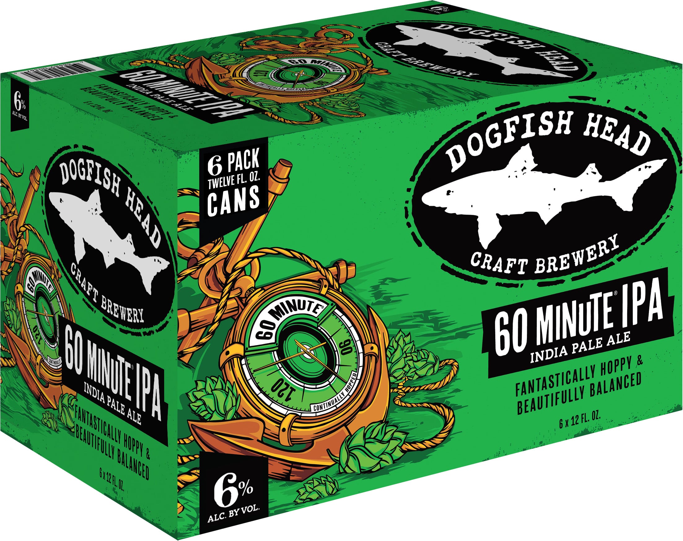 Dogfish Head 60 Minute IPA | 6 pack of 12 oz Can