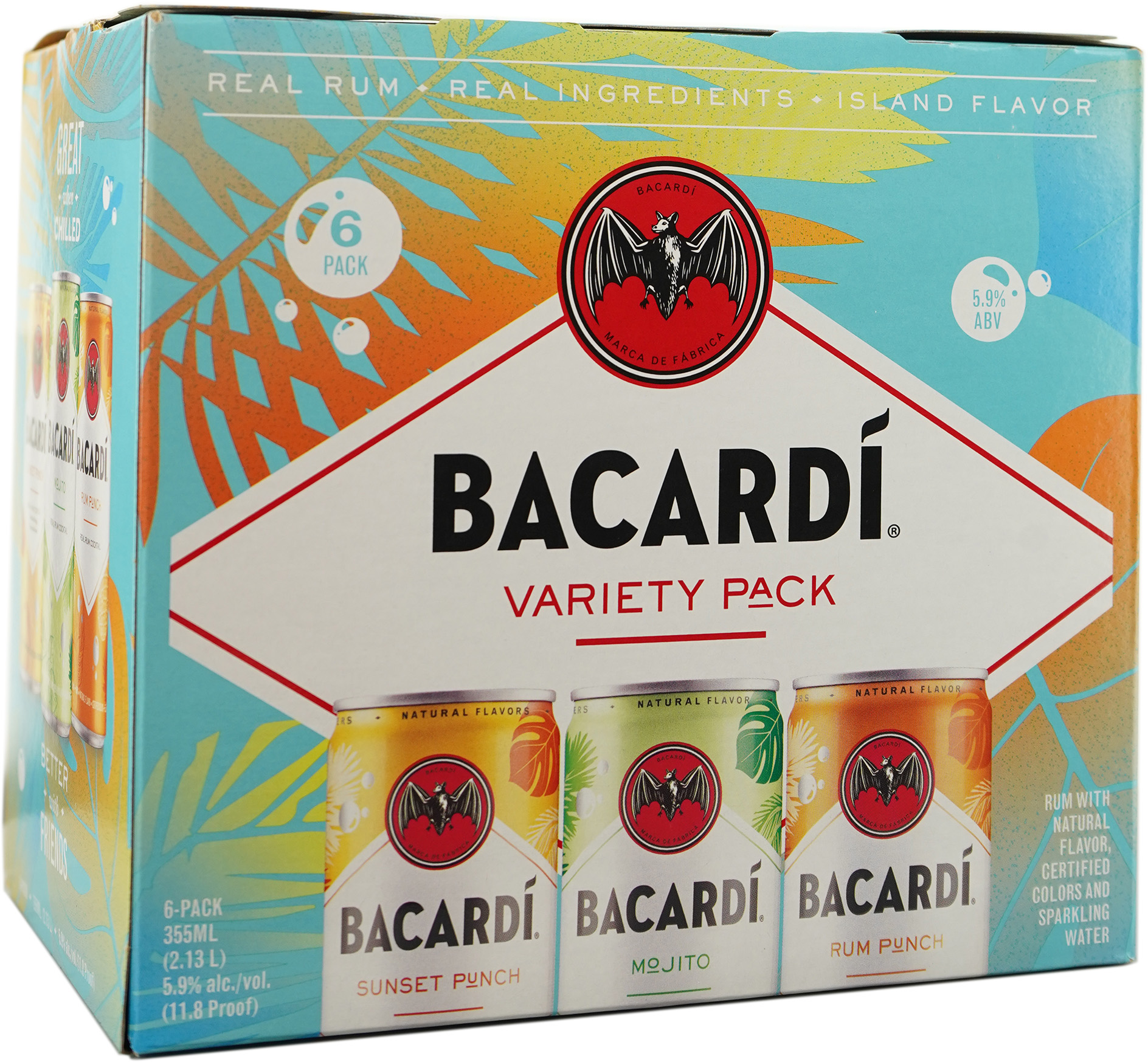 Bacardi Variety RTD 6 Pack Cans