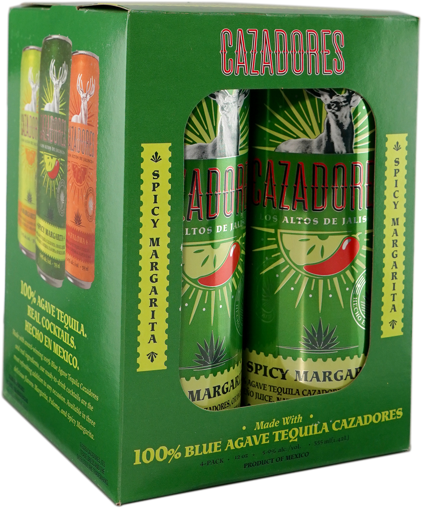 Cazadores Spicy Margarita 4 Pack Cans