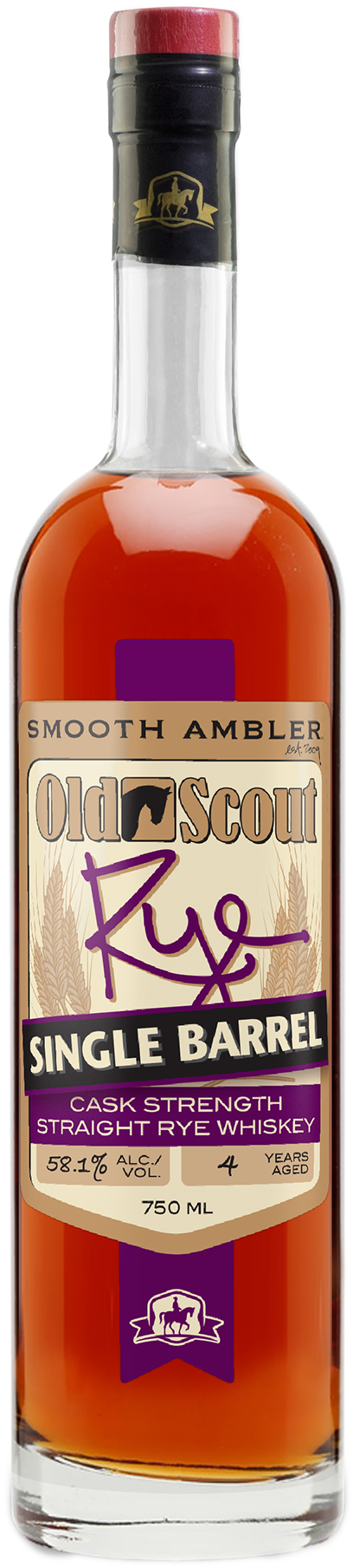 Smooth Ambler Cask Strength Straight Rye Single Cask 113.4 Proof