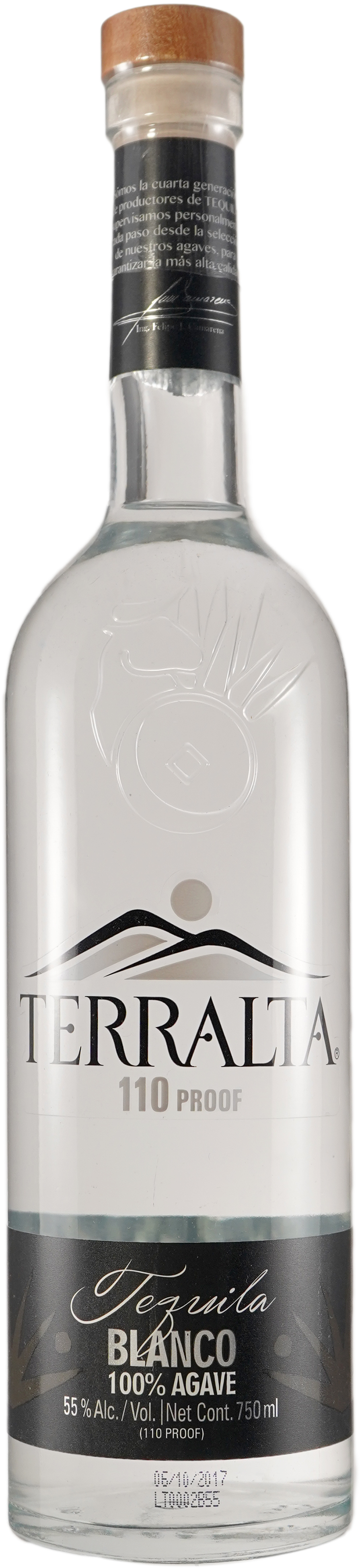 Terralta Tequila Blanco 110 Proof 750 ml Bottle