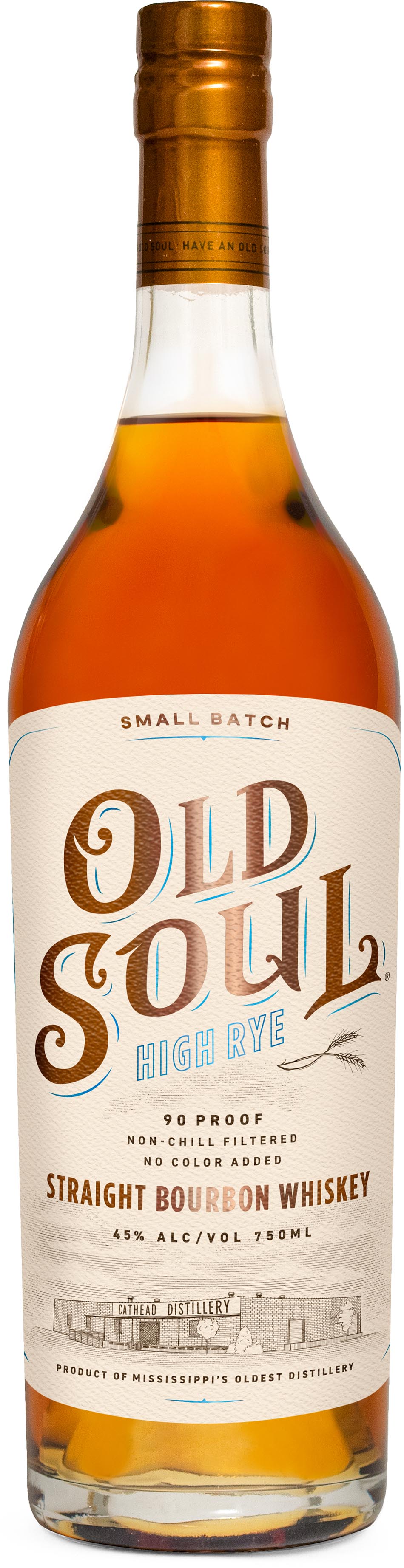 Cathead Distillery Old Soul High Rye Blended Straight Bourbon