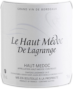 Les Haut Medoc de Lagrange Haut Medoc 2016
